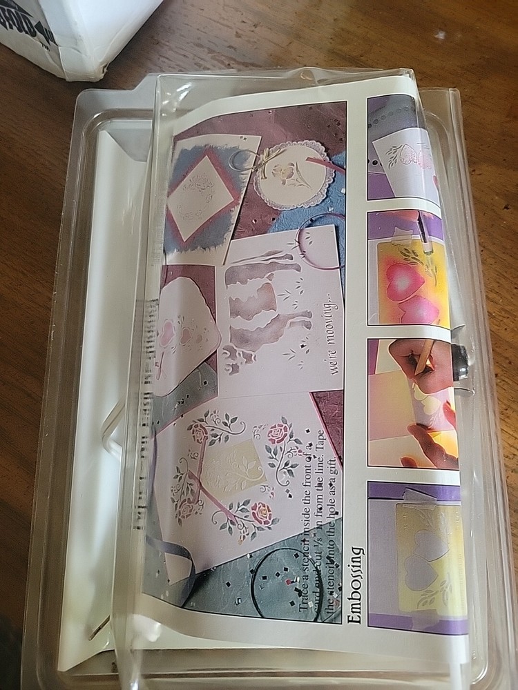 American Traditional Stencils Embossing Light Table Tested WORKING!!!