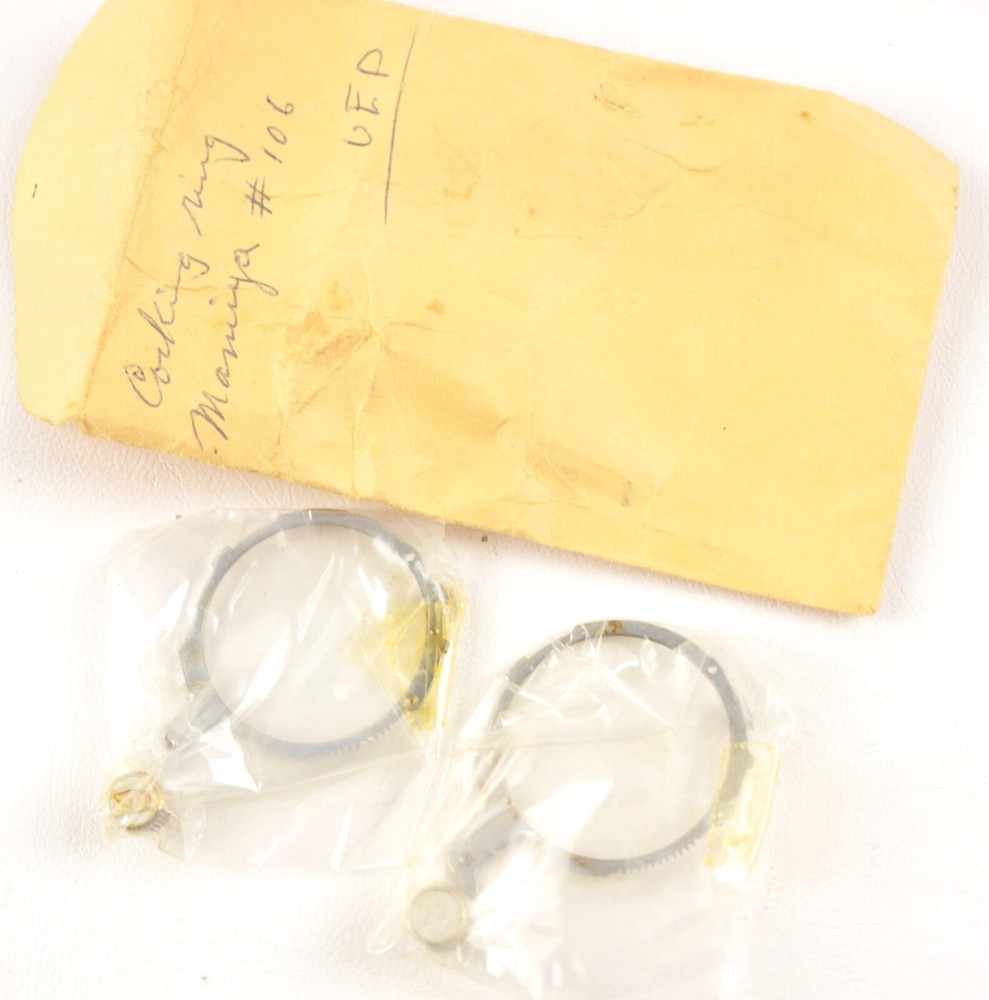 2) each Original Mamiya Cocking ring #106 part