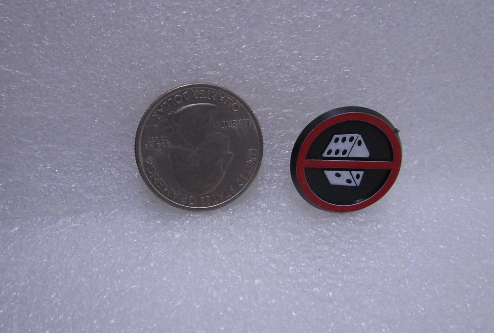 No Dice Plastic Pin