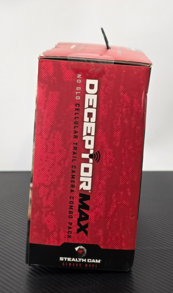 Stealth Cam Deceptor Max Cellular Trail Camera Combo Pack with FieldMax Battery