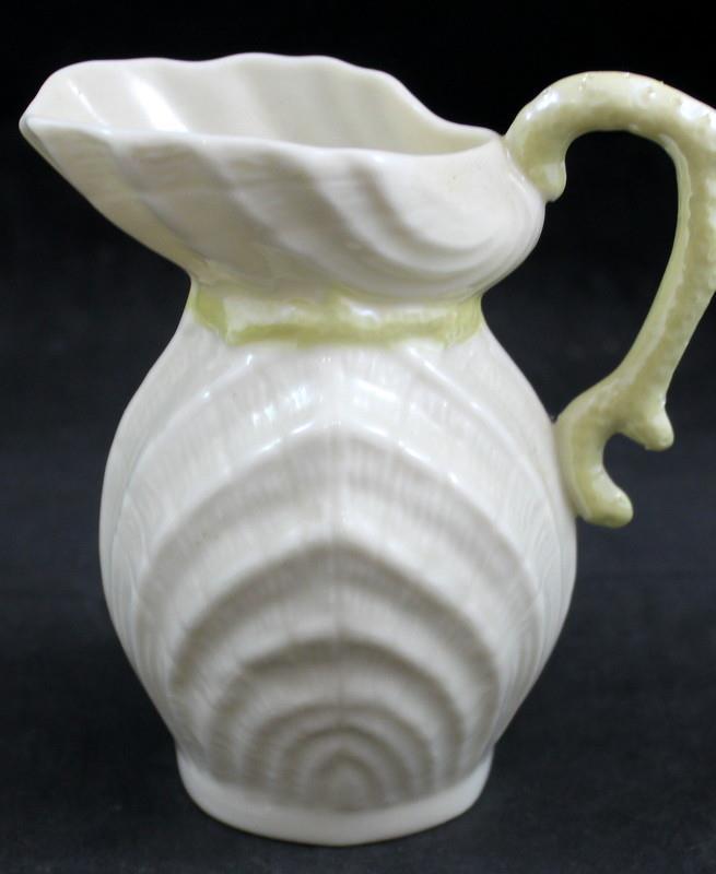 Belleek Pottery Double Shell Creamer
