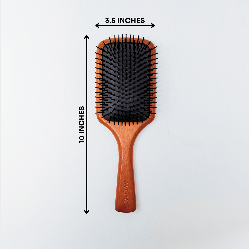 Aveda Wooden Paddle Brush Bundle – Regular + Mini Size Set for All Hair Types