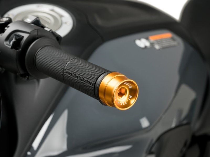 Puig Silver Speed Bar Ends Kawasaki Z800 E 2013-2016