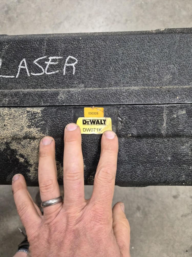 Dewalt Rotary Laser DW071K, Laser only no receiver.