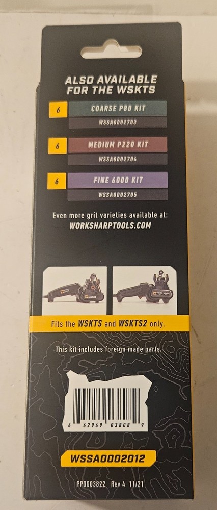 Work Sharp Replacement Abrasive Belt Kit, 6 Belts, Kit New