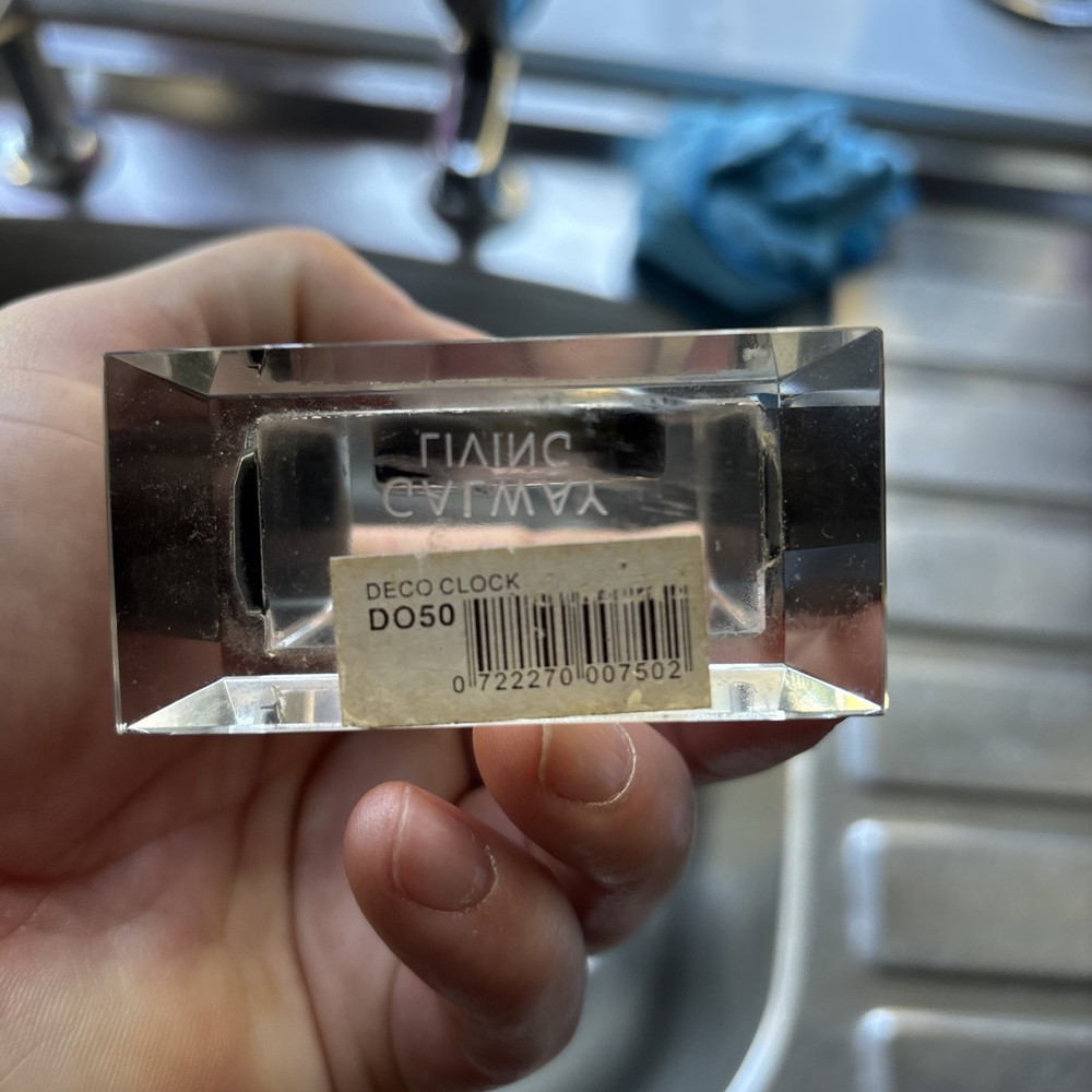 Galway living crystal clock