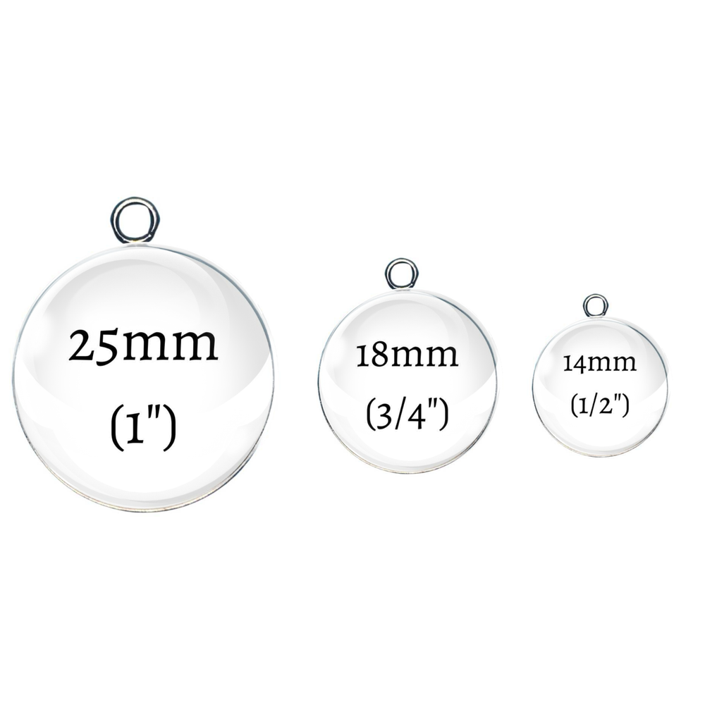 Beatles Glass Cabochon Charms
