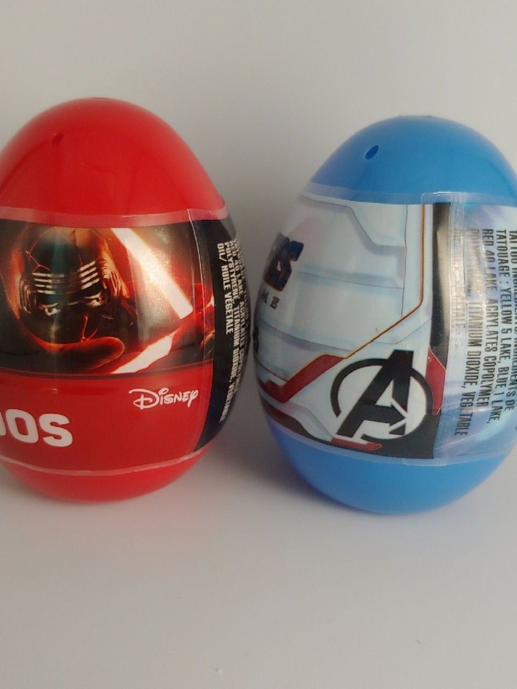 Star Wars and Avengers 40 Tattoo Eggs