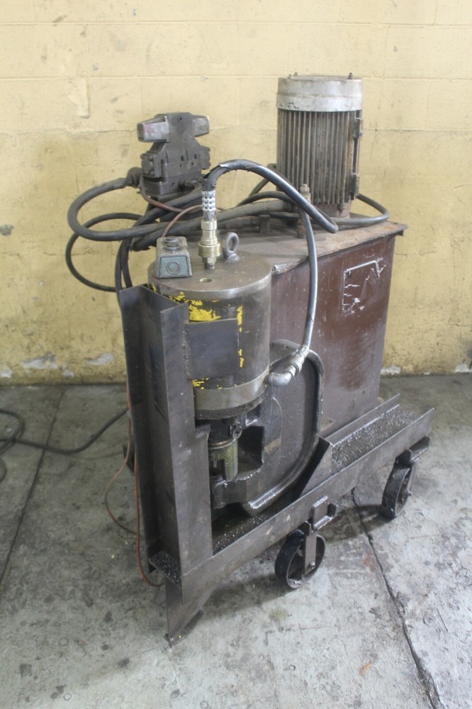 80 TON FABRILINE MODEL FP80 PORTABLE HYDRAULIC FLANGE PUNCH: YODER #71173