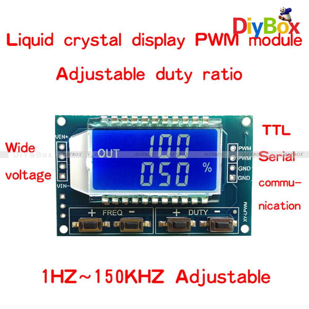 Signal Generator Adjustable Module PWM Pulse Frequency Duty Cycle Square Wave