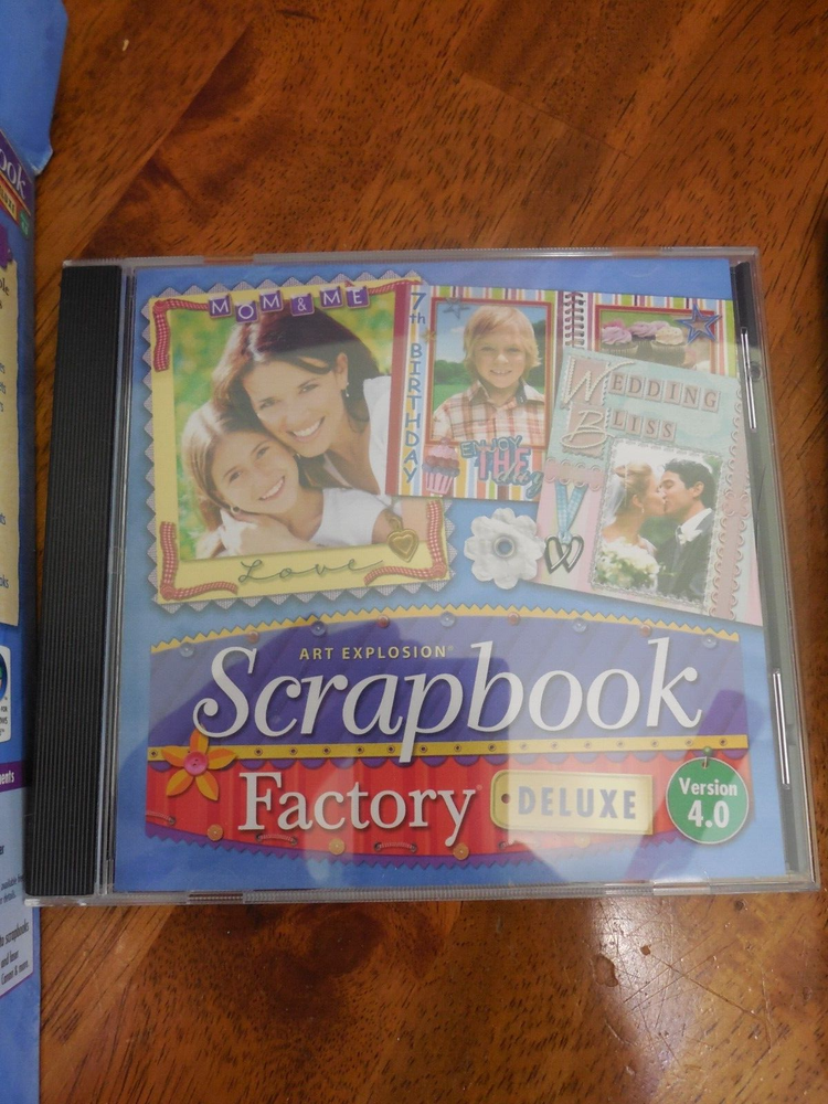 Scrapbook Factory Deluxe 4.0 Software Nova Dev. Windows XP or Vista
