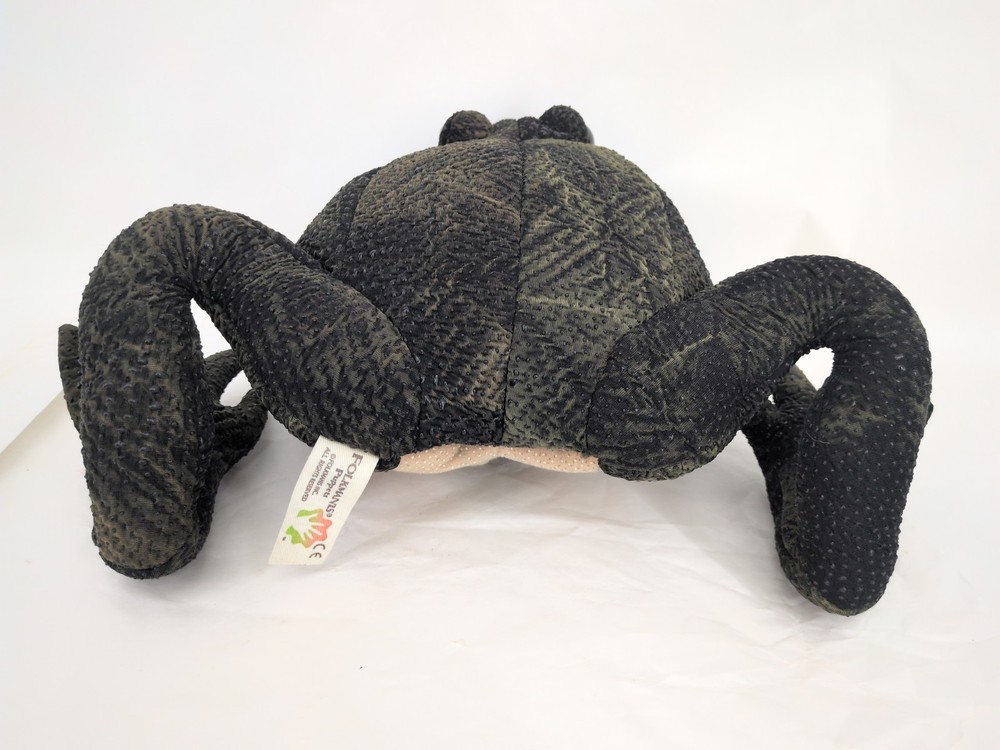 Folkmanis Frog Puppet Plush Toad Full Body Hand Puppet Bumpy Green Creative Play
