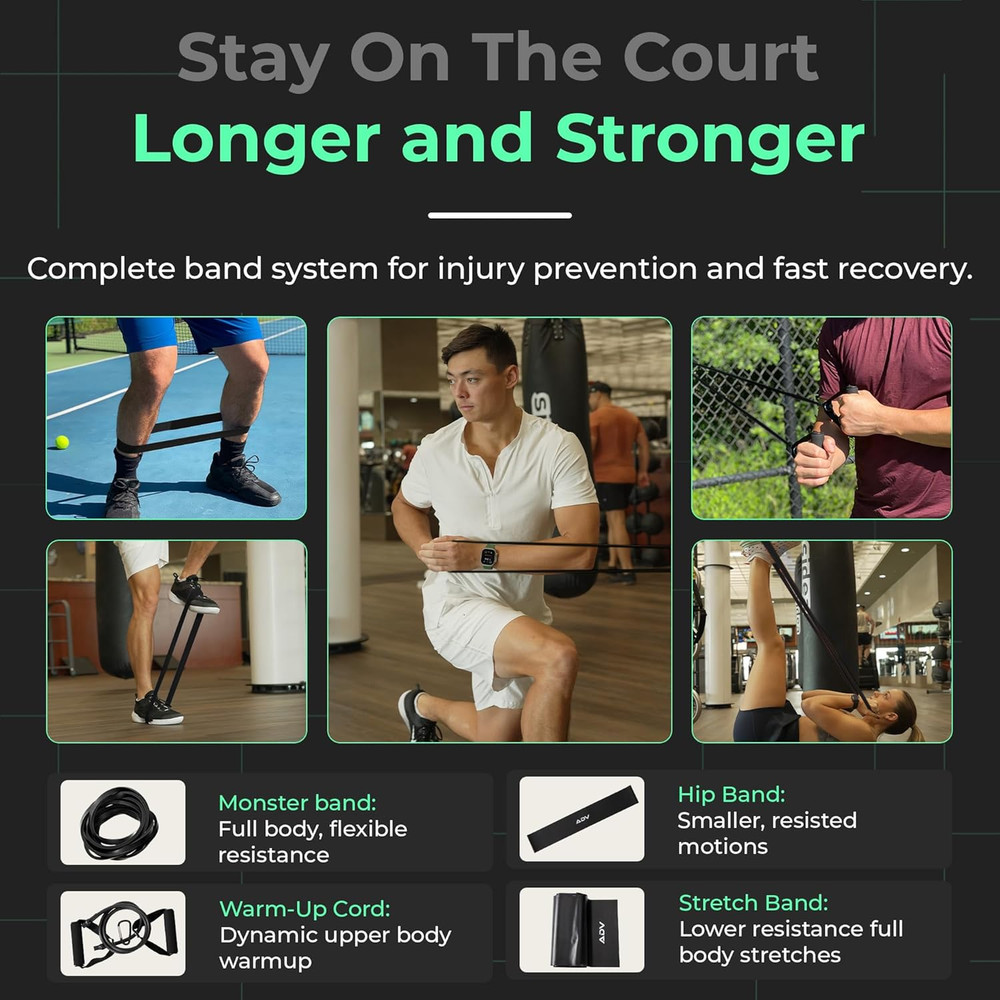 ADV Training Kit V2: Complete Tennis Training Equipment & Drills Set