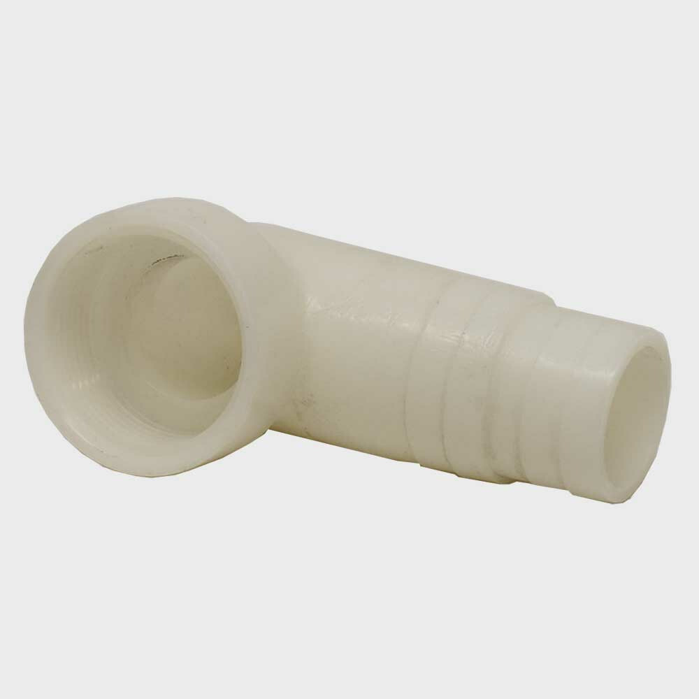Wellcraft Boat Hose Elbow | 1 1/8 Inch Barbed 90 Degree Off White