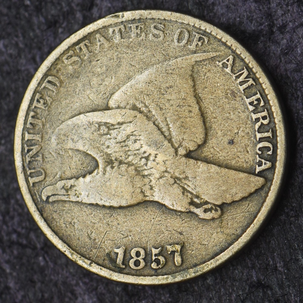1857 Flying Eagle Cent 1C- COINGIANTS -