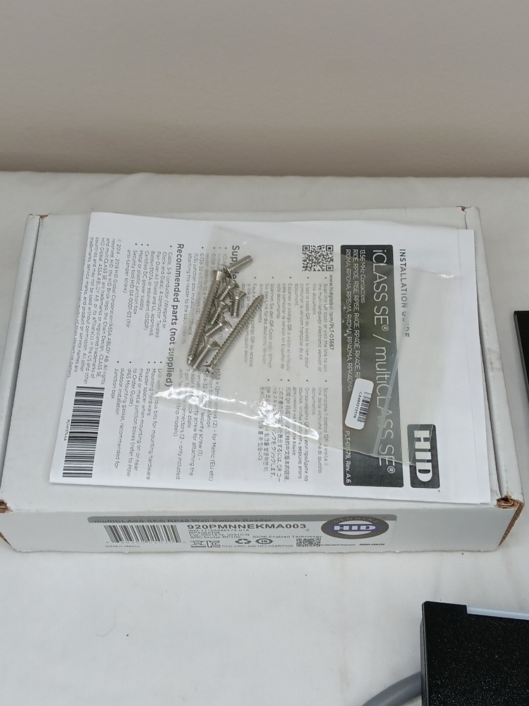 HID RP40 multiCLASS SE Wall Switch Reader 920PMNNEKMA003 – New in Box