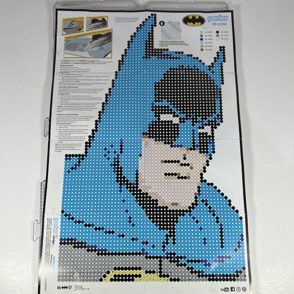 Perler DC BATMAN Beads & Pattern Kit #80-11104