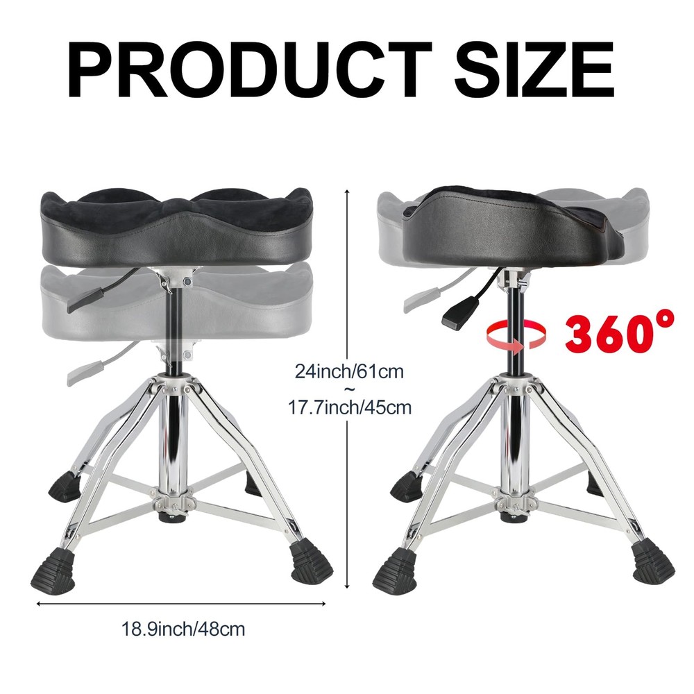 Hydraulic Drum Throne Height Adjustable Drum Throne Heavy Duty Drum Thrones S...