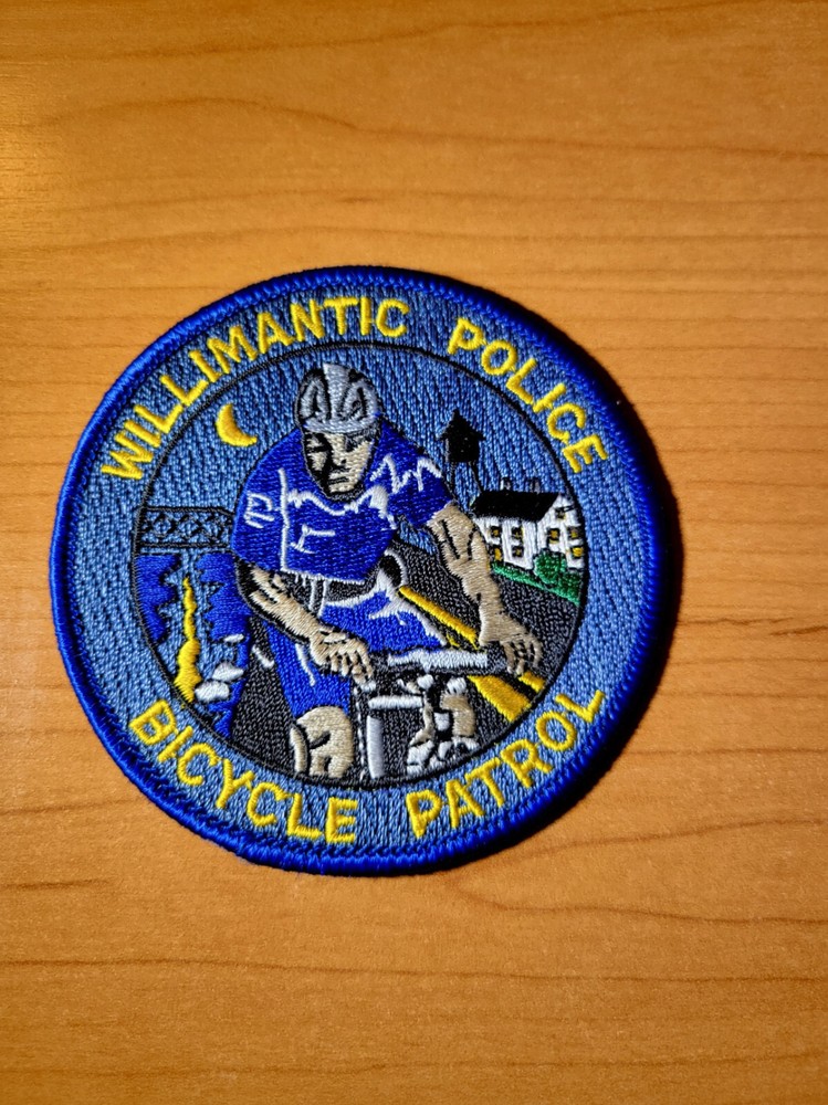 Willimantic CT Police  Bicycle Patrol Shoulder Patch