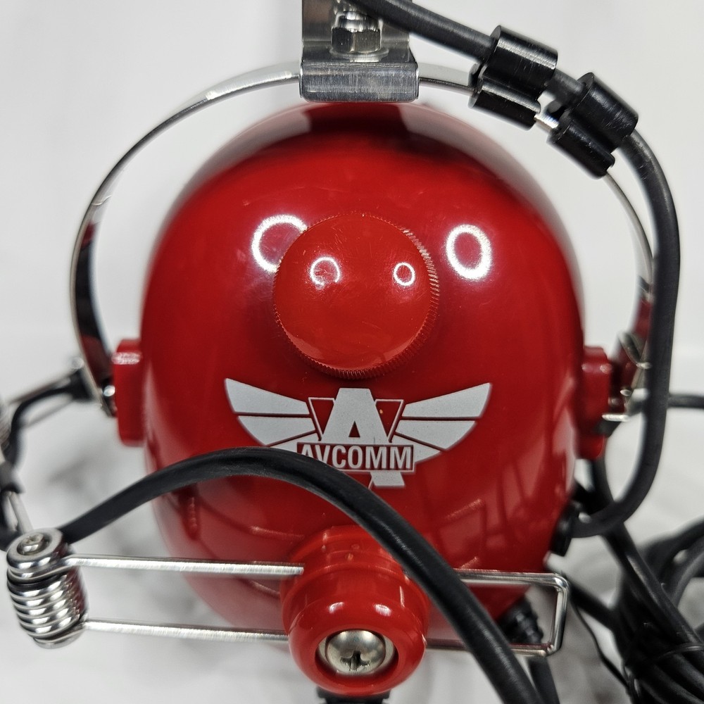 AVCOMM AC-250PNR Red Headset Bundle With Accessories #1