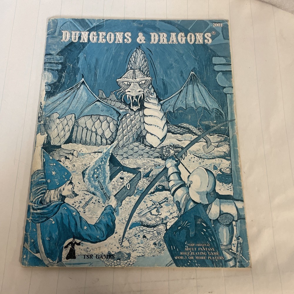 D&D Blue Rules Book - Dungeons and Dragons 1979