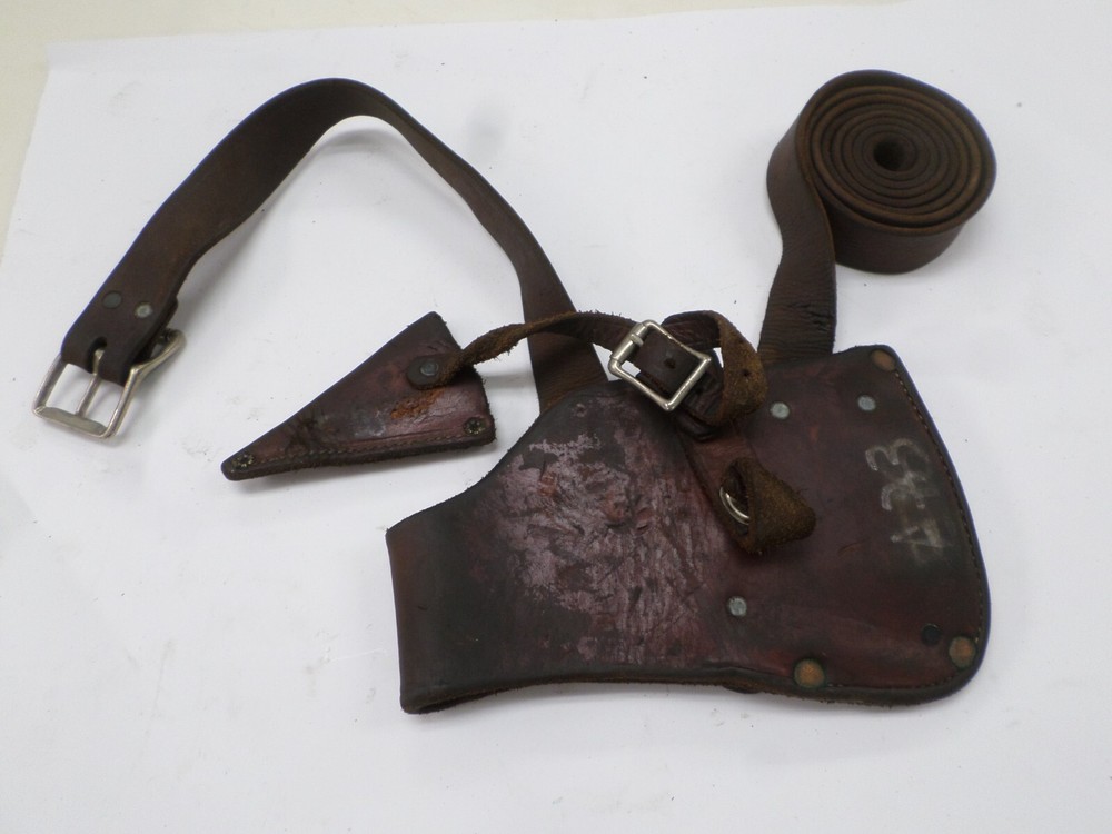 Vintage Oregon Fire Station Axe Shoulder Strap Sheath A-23 54" Strap