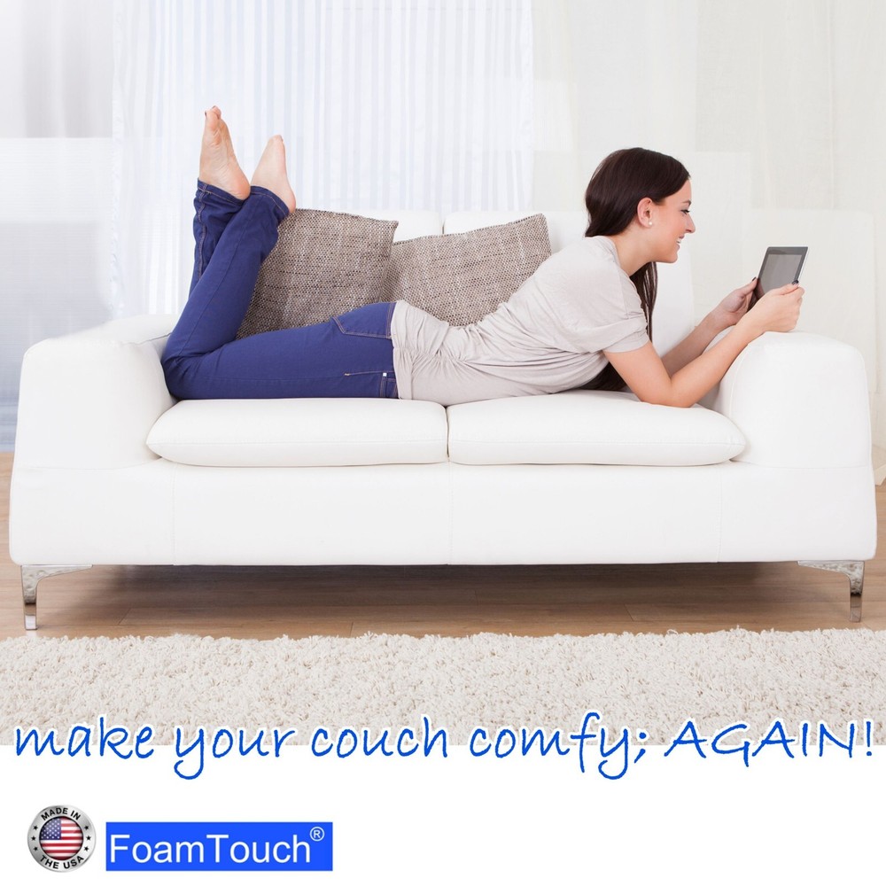 FoamTouch High Density Upholstery Foam Sheets (1-6)" x 24" x 95"