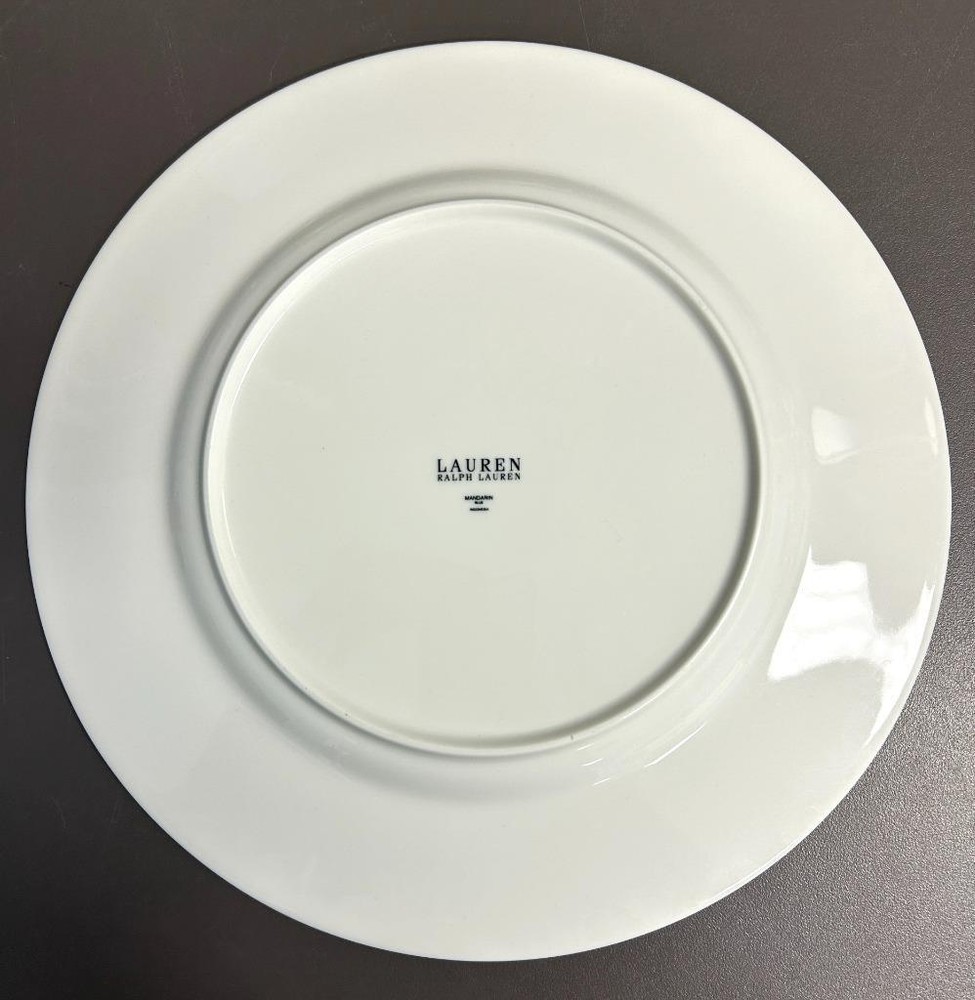 Ralph Lauren China Mandarin Blue Dinner Plate