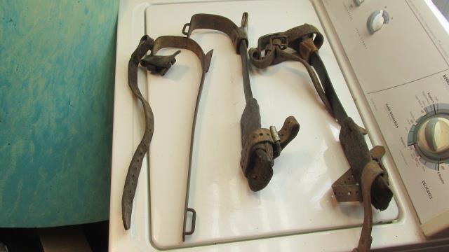 3 Tree Spikes 2 Are Bell System Buckingham Other could Be Bell