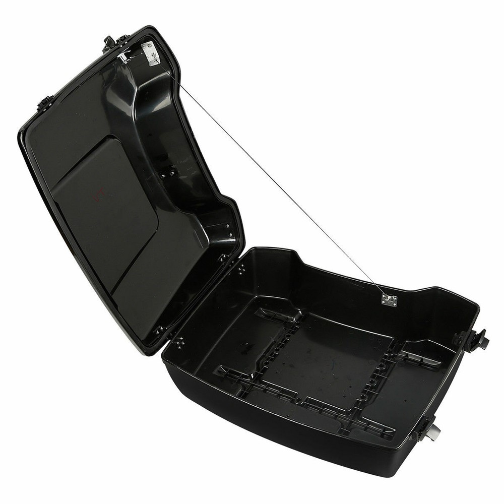 Chopped Trunk Pad Mount Rack Fit For Harley Street Glide 97-08