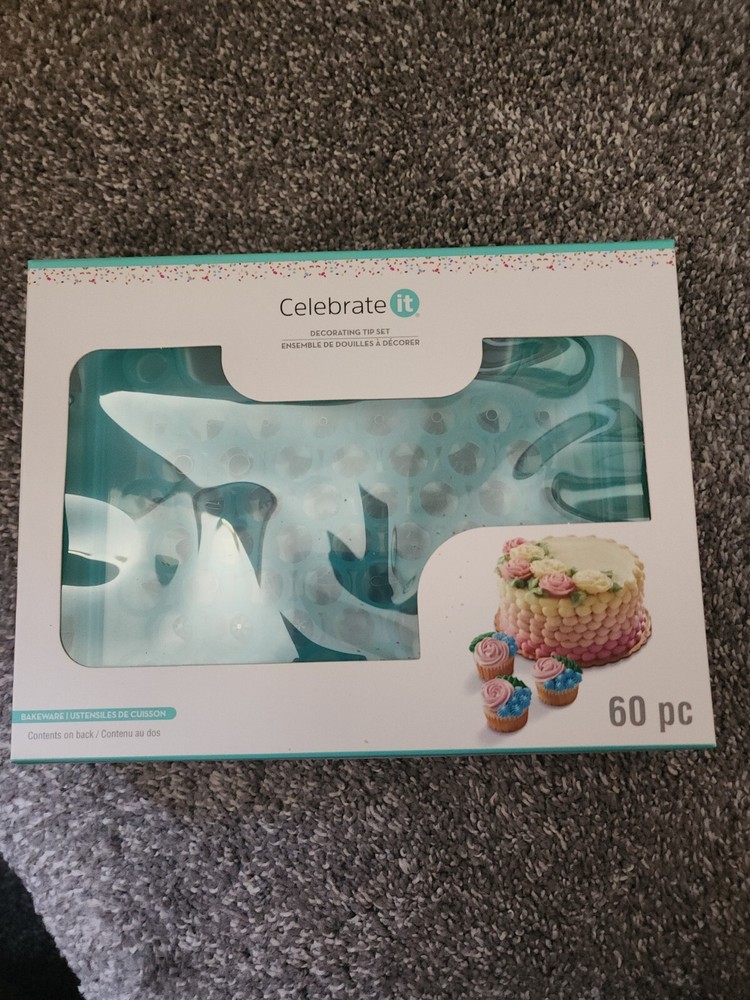 Celebrate It Decorating Tip Set 60pc Kit