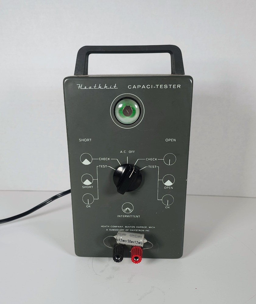 Heathkit Capaci-Tester Capacitor Tester Model  CT-1 Tested Working