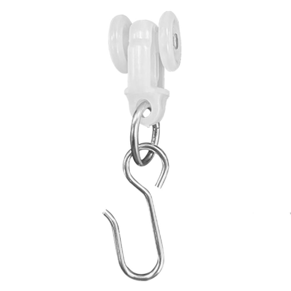 Roller Hooks For Ceiling Curtain Tracks Heavy Duty Glider Hooks 10 PCS