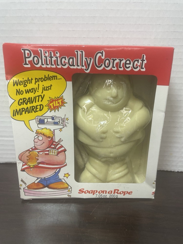 Politically Correct ~Soap On A Rope~Chunky Man “Weight Problem No Way! New