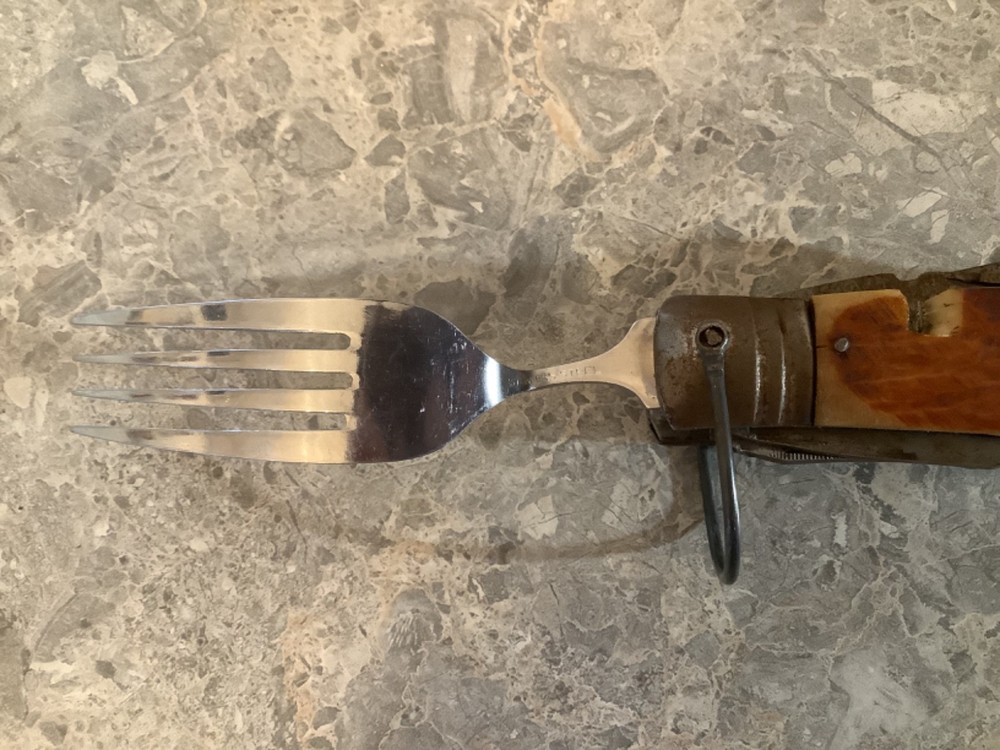 Vintage Valor Japanese camping multi tool leather sheath