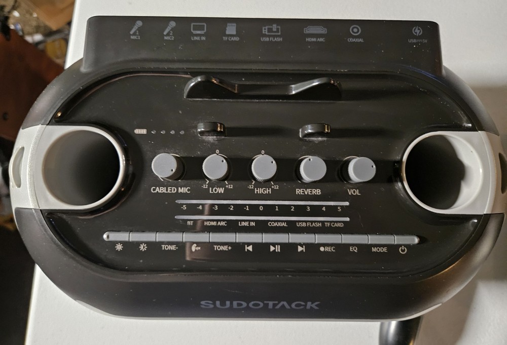 SUDOTACK KM300 RGB Portable Karaoke Speaker