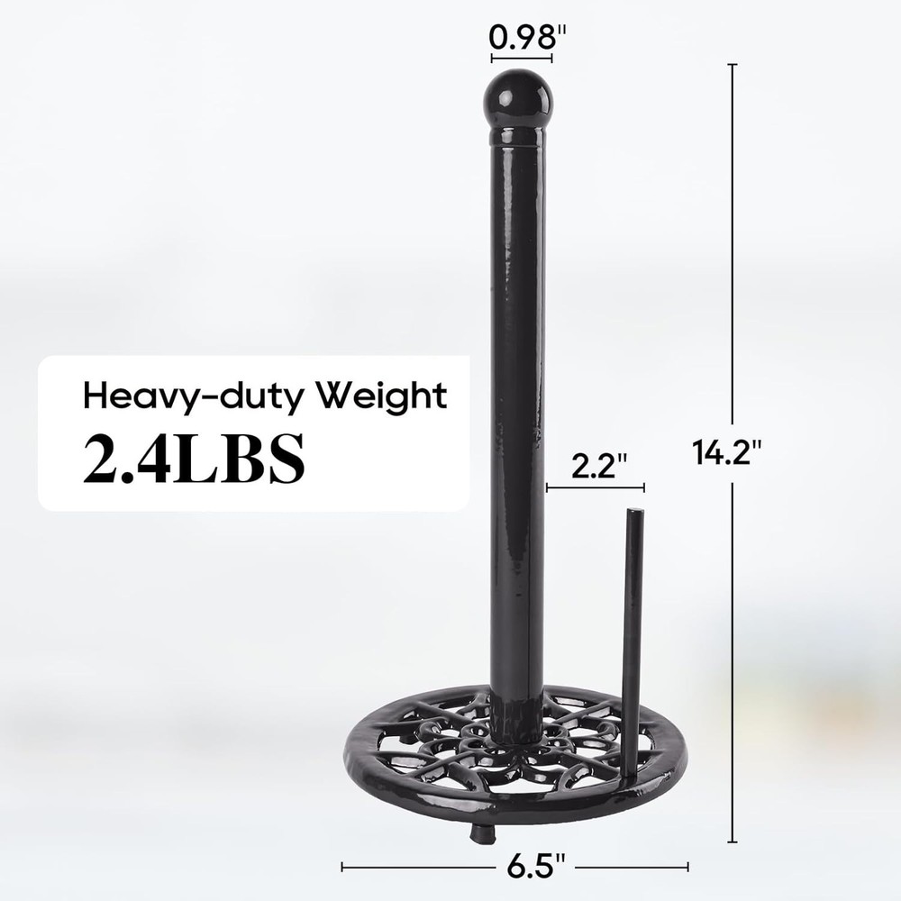 Vintage Cast Iron Paper Towel Holder
