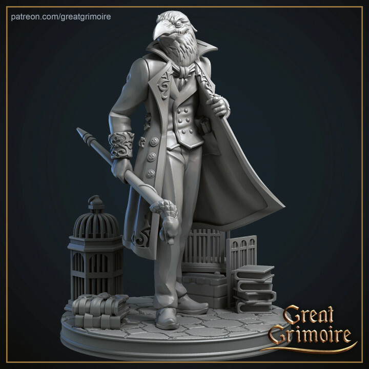 Dr. Miles Rook Miniature | D&D DnD |