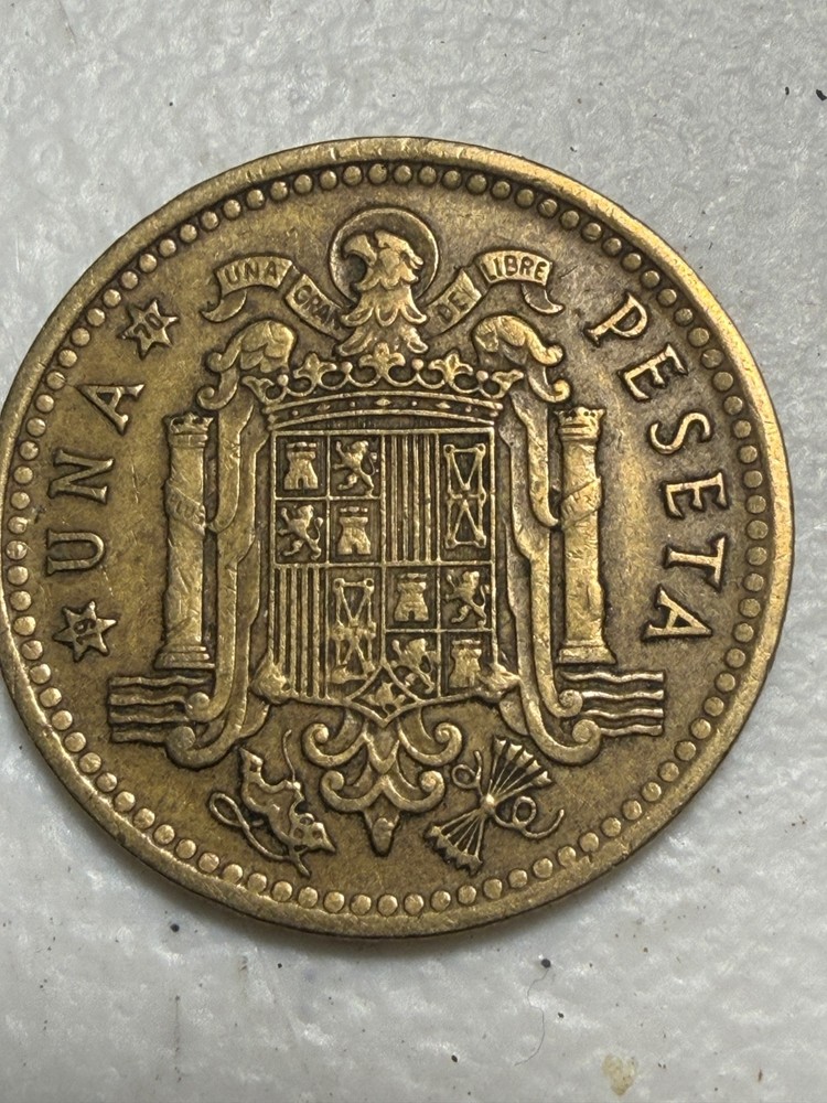 1966 Peseta coin from Spain