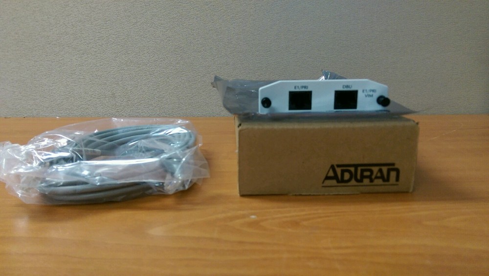 Adtran Netvanta 1200696G1 E1 VIM with CAT 5E Cord