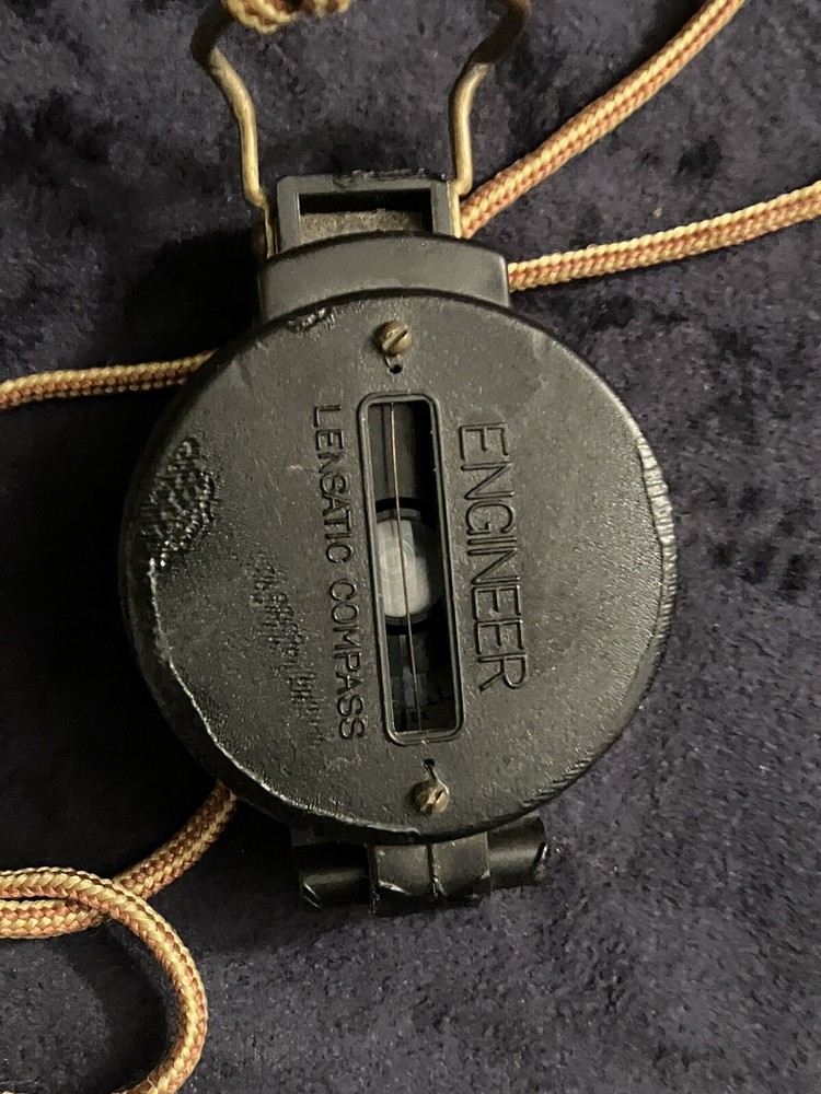 ENGINEER LENSATIC COMPASS Works great! See photos!