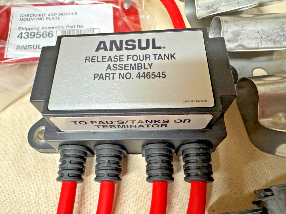 ANSUL Release 4 Tank Cable Assembly P/N 446545. Checkfire System