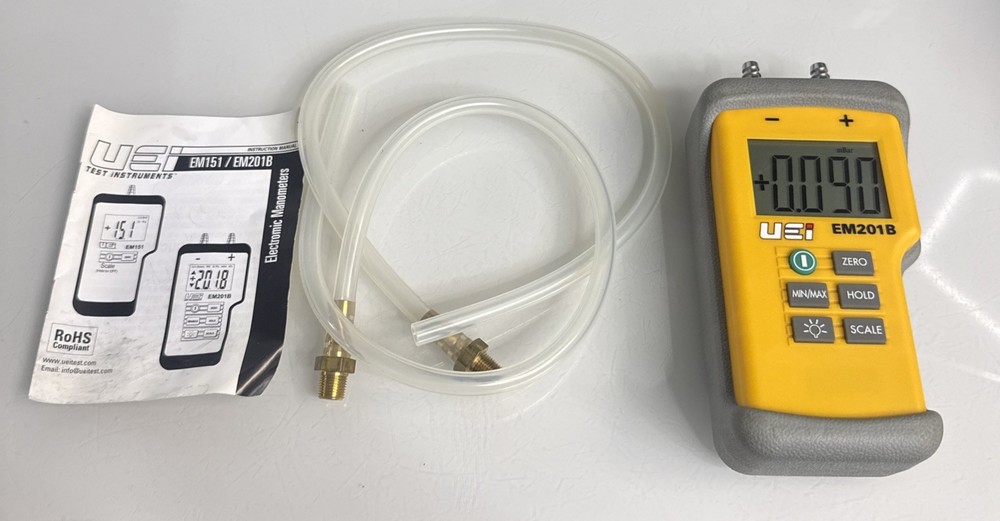 UEi Test Instruments EM201 Dual Input Differential Manometer