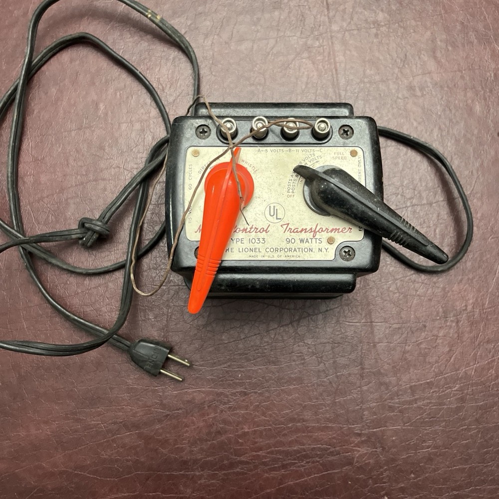 Lionel 1033 Multi Control Transformer 90 Watt Untested