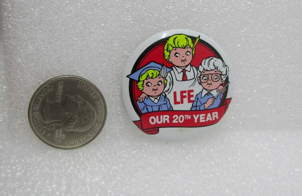 LFE Our 20th Year Pin