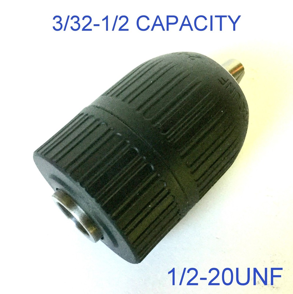 1 pc keyless 3/32"-1/2" Capacity 1/2"-20UNF Mount Drill Chuck S