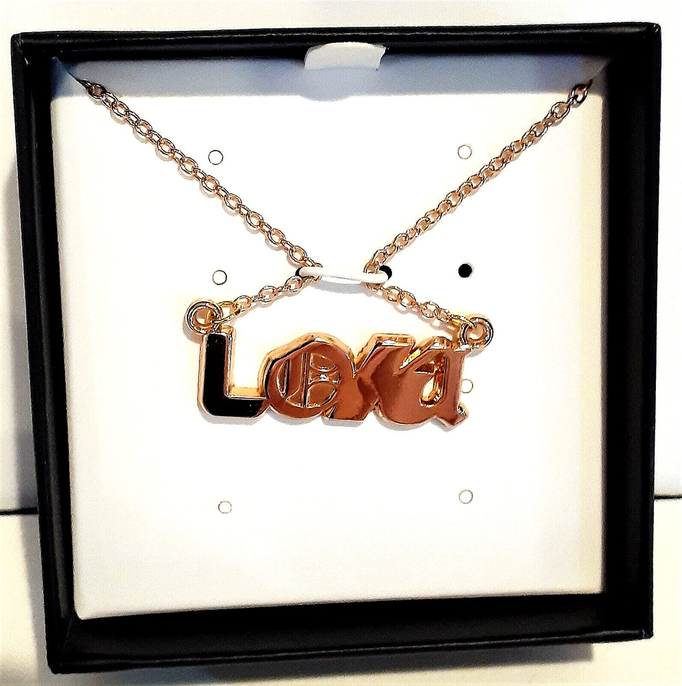 Marvel Studios Loki Loki Goldtone Necklace MIB New NOS 2022