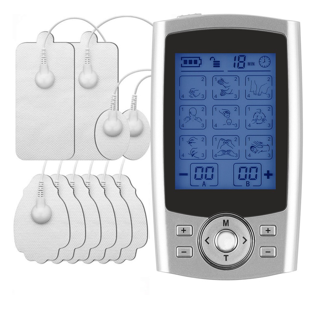 36 Modes Muscle Stimulator Pulse Massager Electrotherapy Pain Reliever Device.