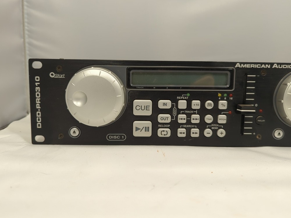 AMERICAN AUDIO DCD-PRO310 DUAL PROFESSIONAL DJ CONTROLLER Untested