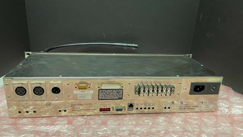 TELEX IKP-950 INTERCOM CONTROL PANEL